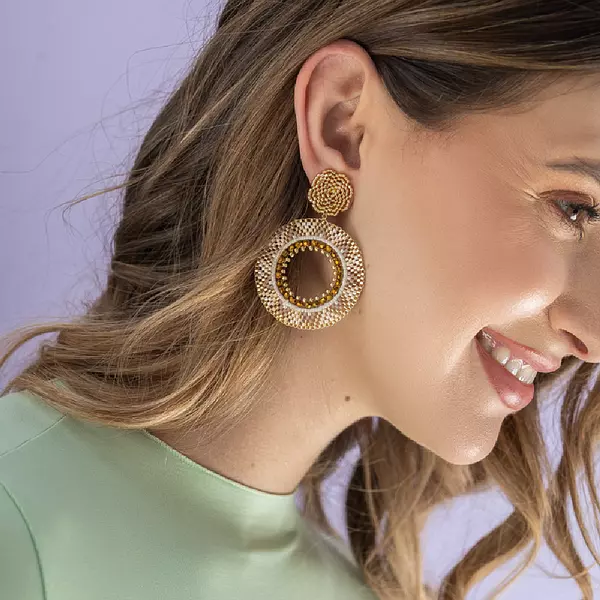 Aretes Mandalas Café